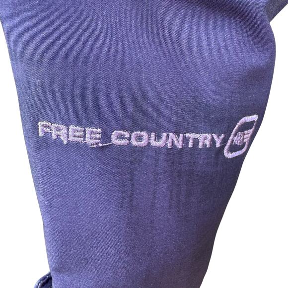 Free Country M Purple Hooded Soft Shell Jacket Full Zip Active Outdoor Coat - Picture 13 of 15